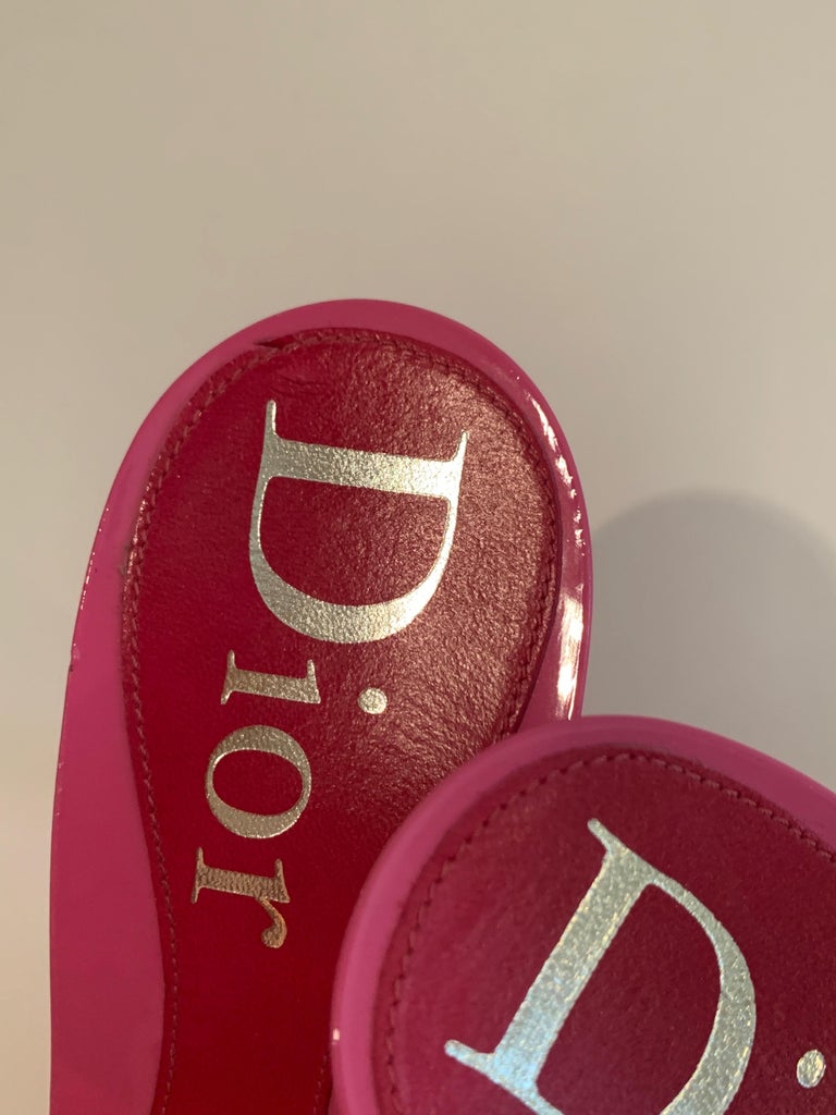 Dior Pink Logo High Heeled Boots - ShopperBoard