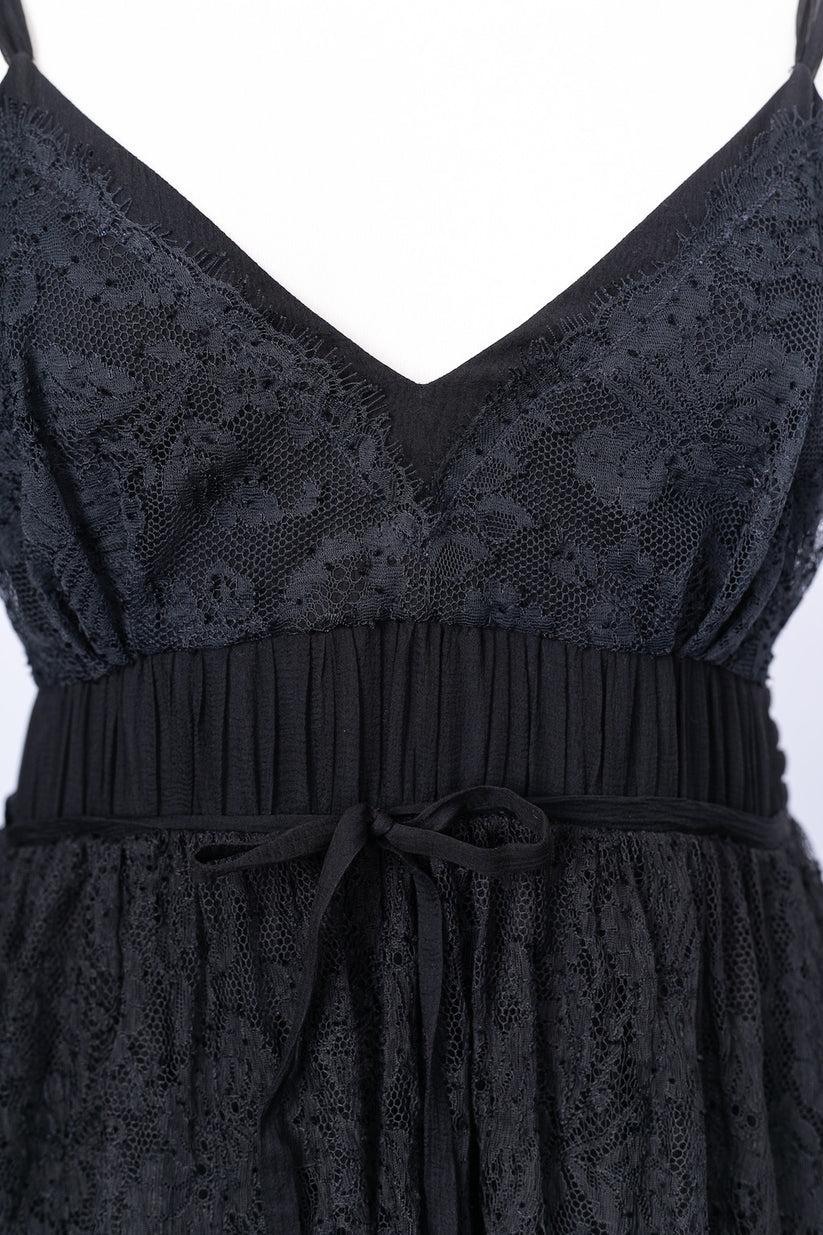 Dior Long Lace Dress Size 36FR Cruise Collection, 2011 For Sale 2
