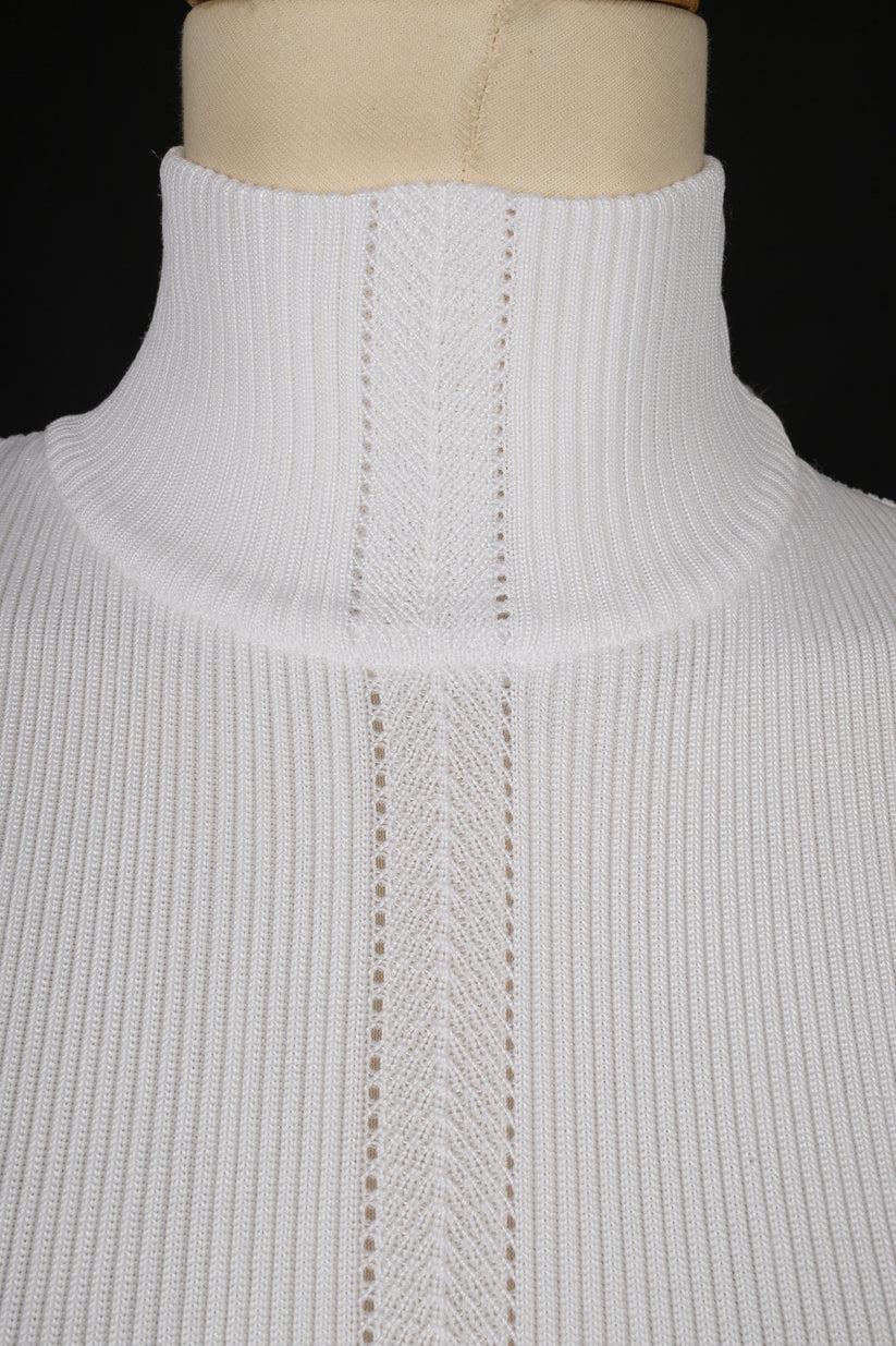 Women's Dior Long White Mesh Top For Sale