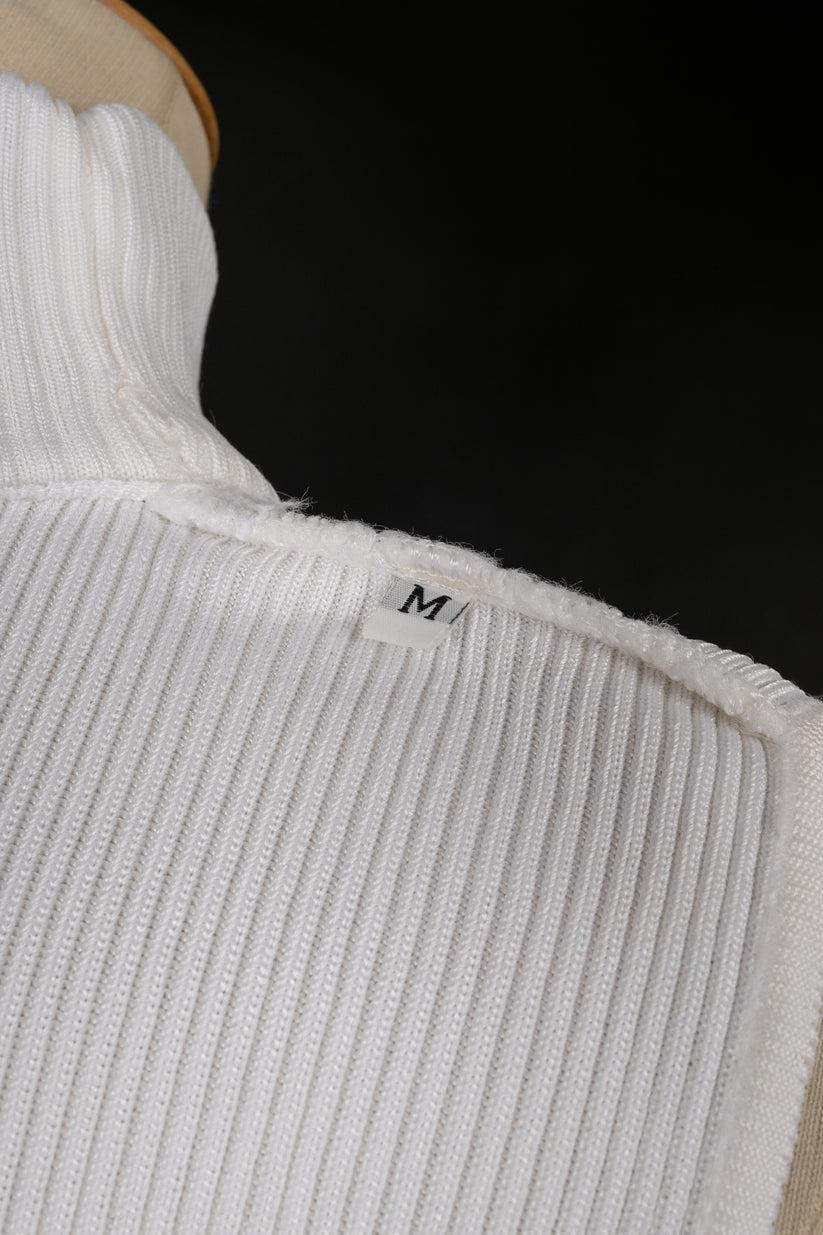 Dior Long White Mesh Top For Sale 1