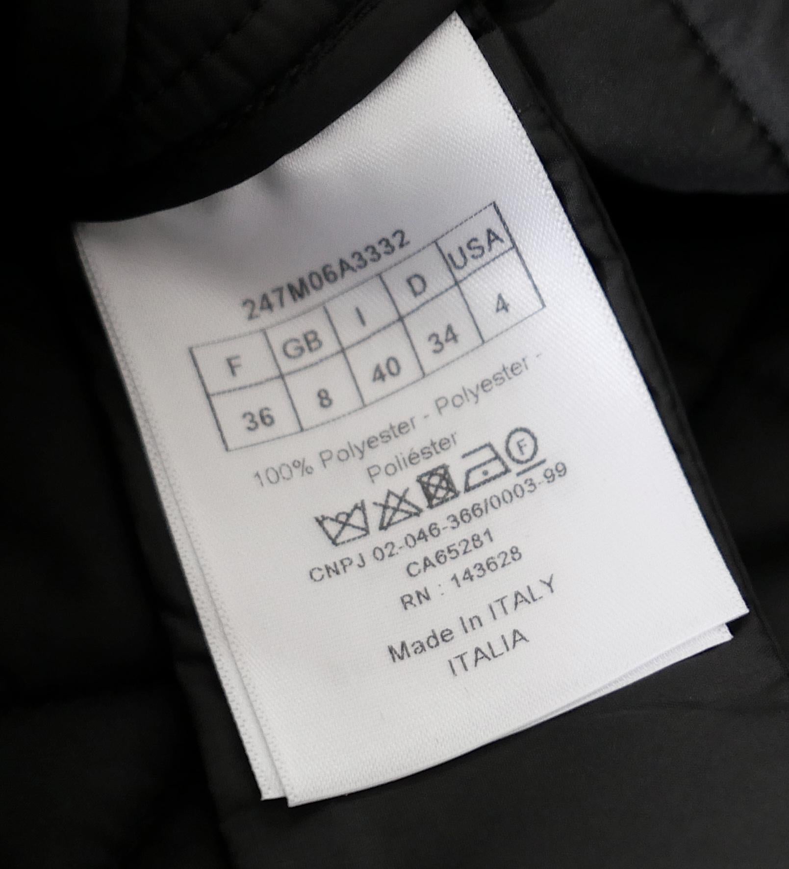 Chaleco oversize acolchado Dior Macrocannage en venta 1