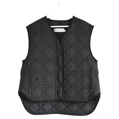 Chaleco oversize acolchado Dior Macrocannage