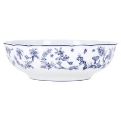 Dior Maison Toile de Jouy Limoges Porcelain Salad Bowl