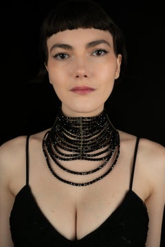 Collar Dior Massai "Esprit Boudoir" de John Galliano Primavera 1998