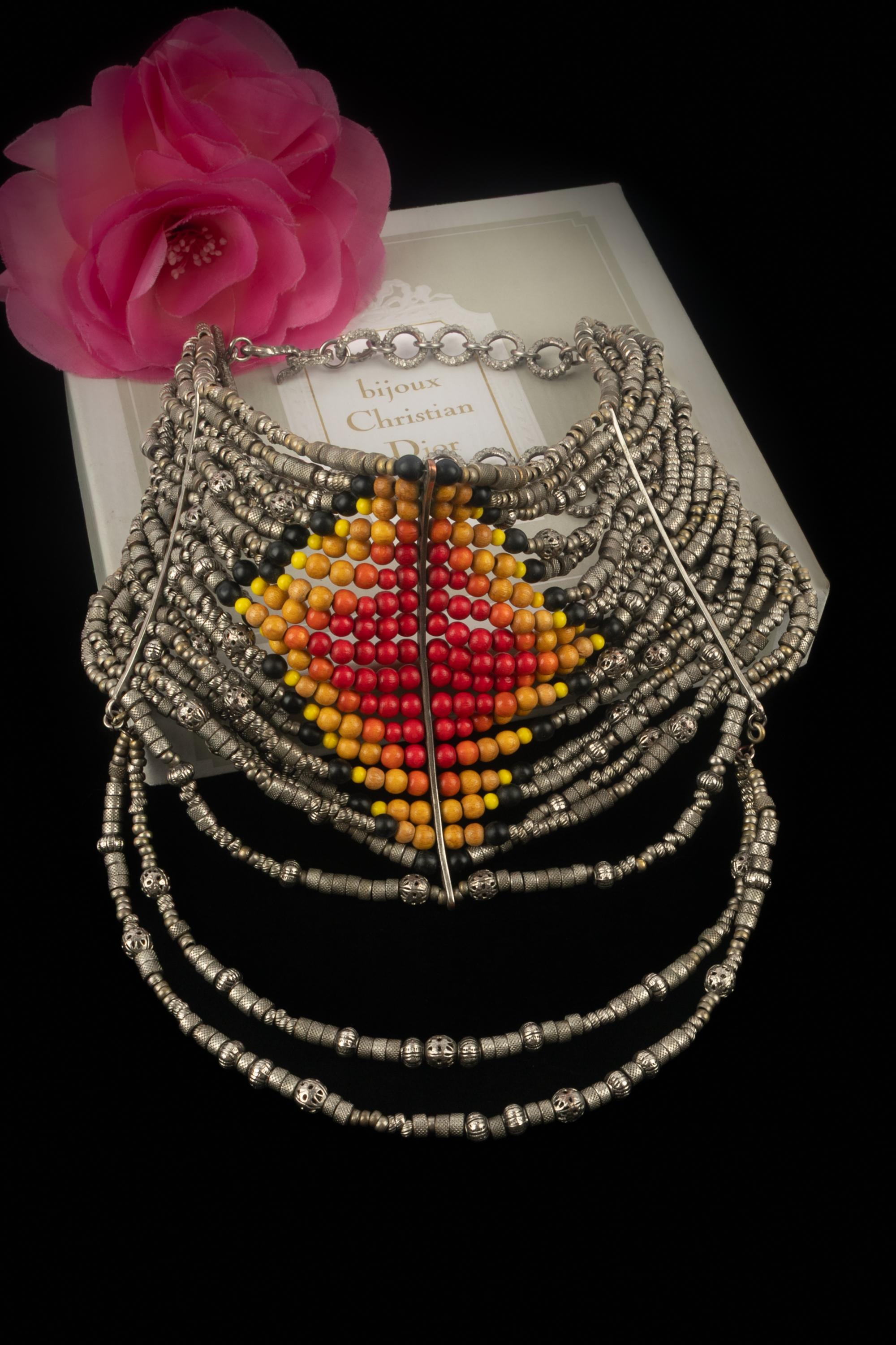 Collana Dior Massai Autunno 1998 In condizioni ottime in vendita a SAINT-OUEN-SUR-SEINE, FR