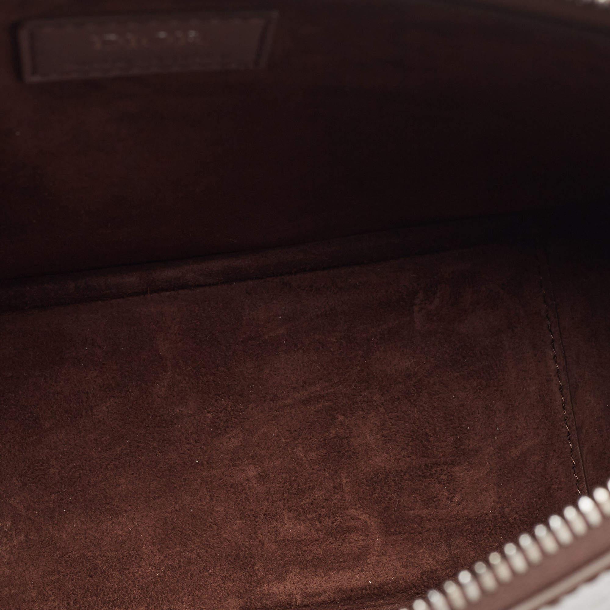 Dior Mauve Oblique Gravity Patent Leather Boxy Bag 7