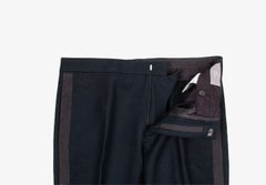 Dior Men Pants Thick Wool Flannel AW03 Hedi Slimane Men Pants Size ITA46/S-M