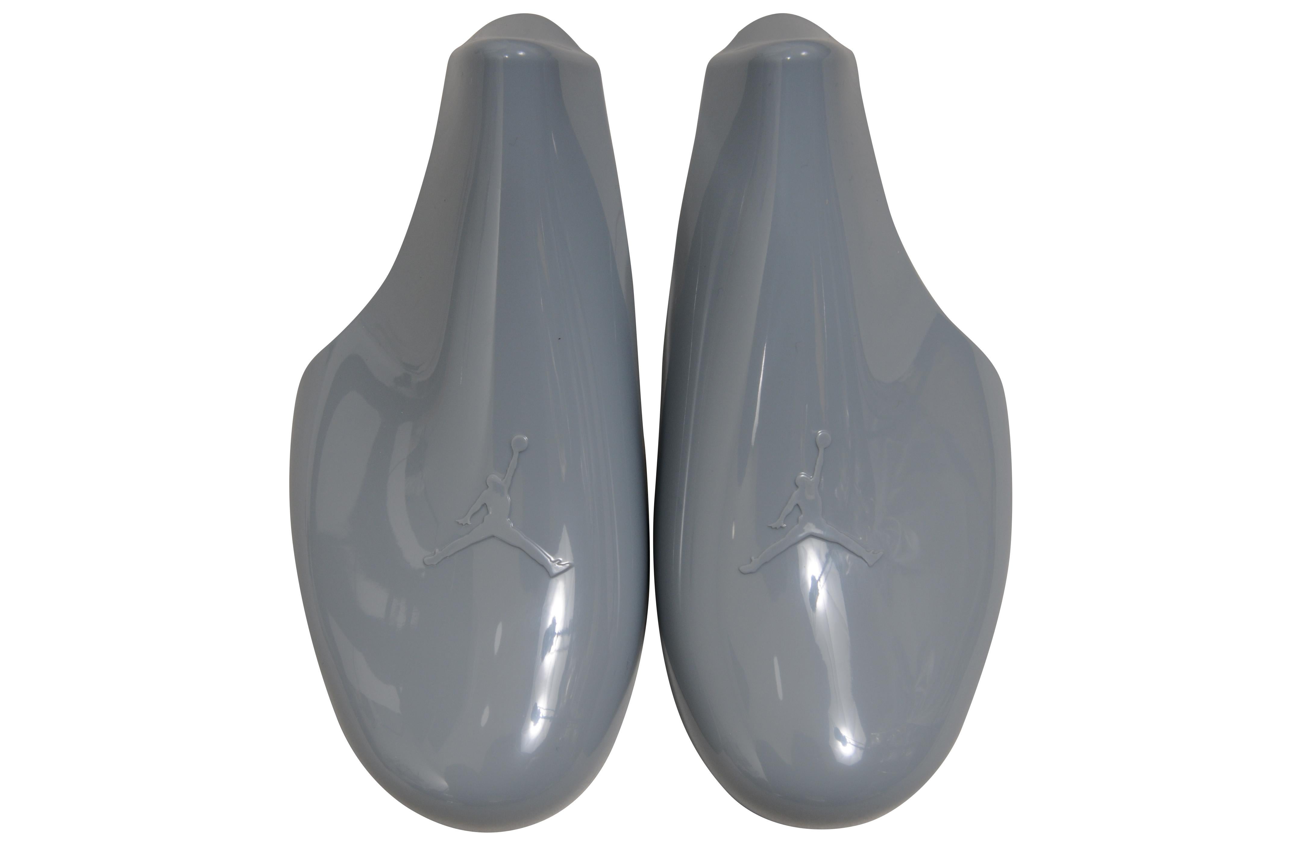 Dior Mens Air Jordan 1 Sneakers Oblique Logo US 10 EU 43 Gray Leather High Top en venta 13