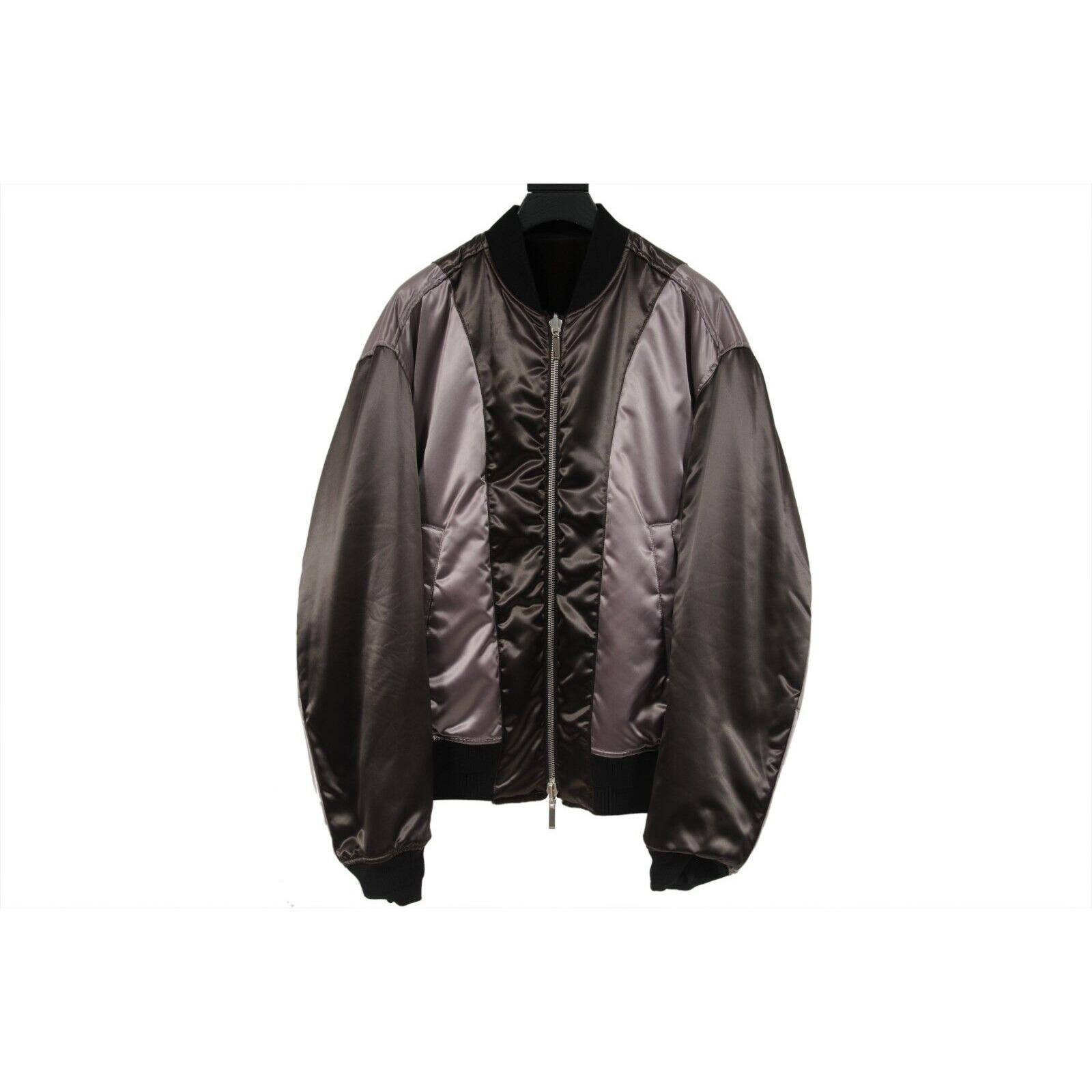 Dior Chaqueta Bomber Reversible de Visón para Hombre IT 50 Grande Mediana Negro Marrón Peluche de Piel en venta 15