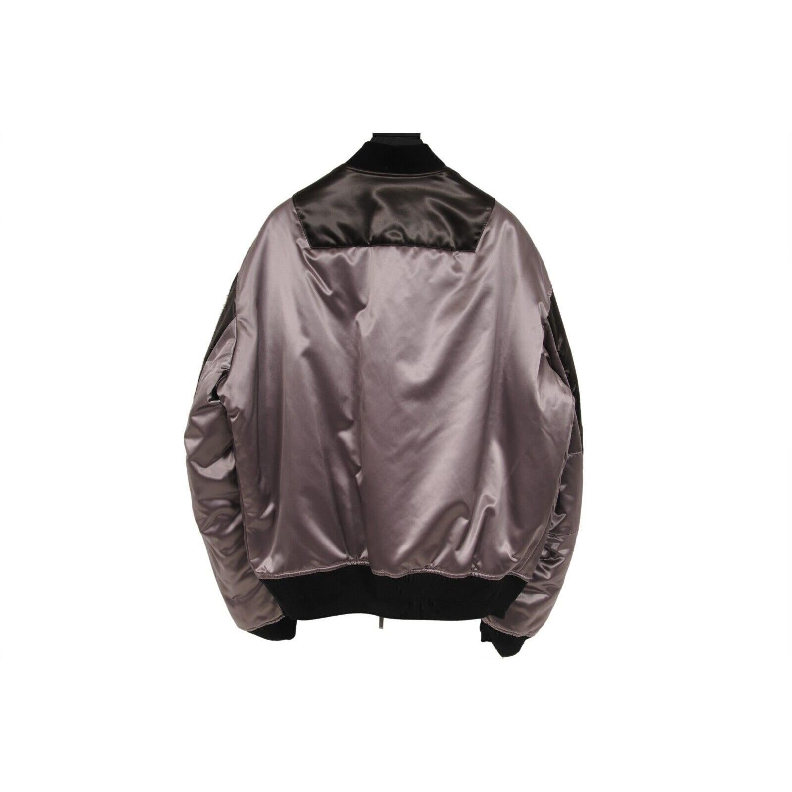 Dior Chaqueta Bomber Reversible de Visón para Hombre IT 50 Grande Mediana Negro Marrón Peluche de Piel en venta 16