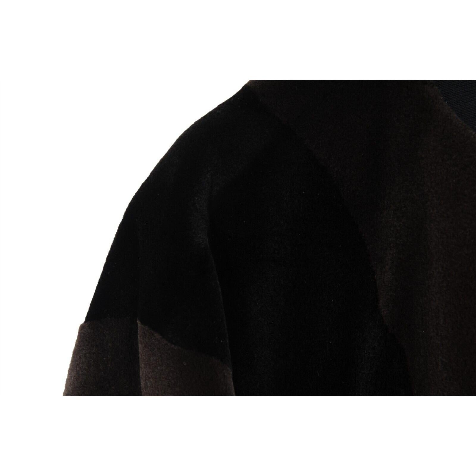 Dior Chaqueta Bomber Reversible de Visón para Hombre IT 50 Grande Mediana Negro Marrón Peluche de Piel en venta 5