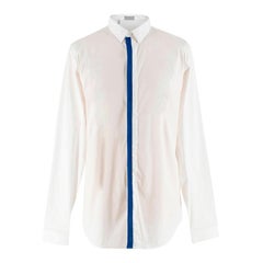Dior Men's White Cotton-blend Shirt L