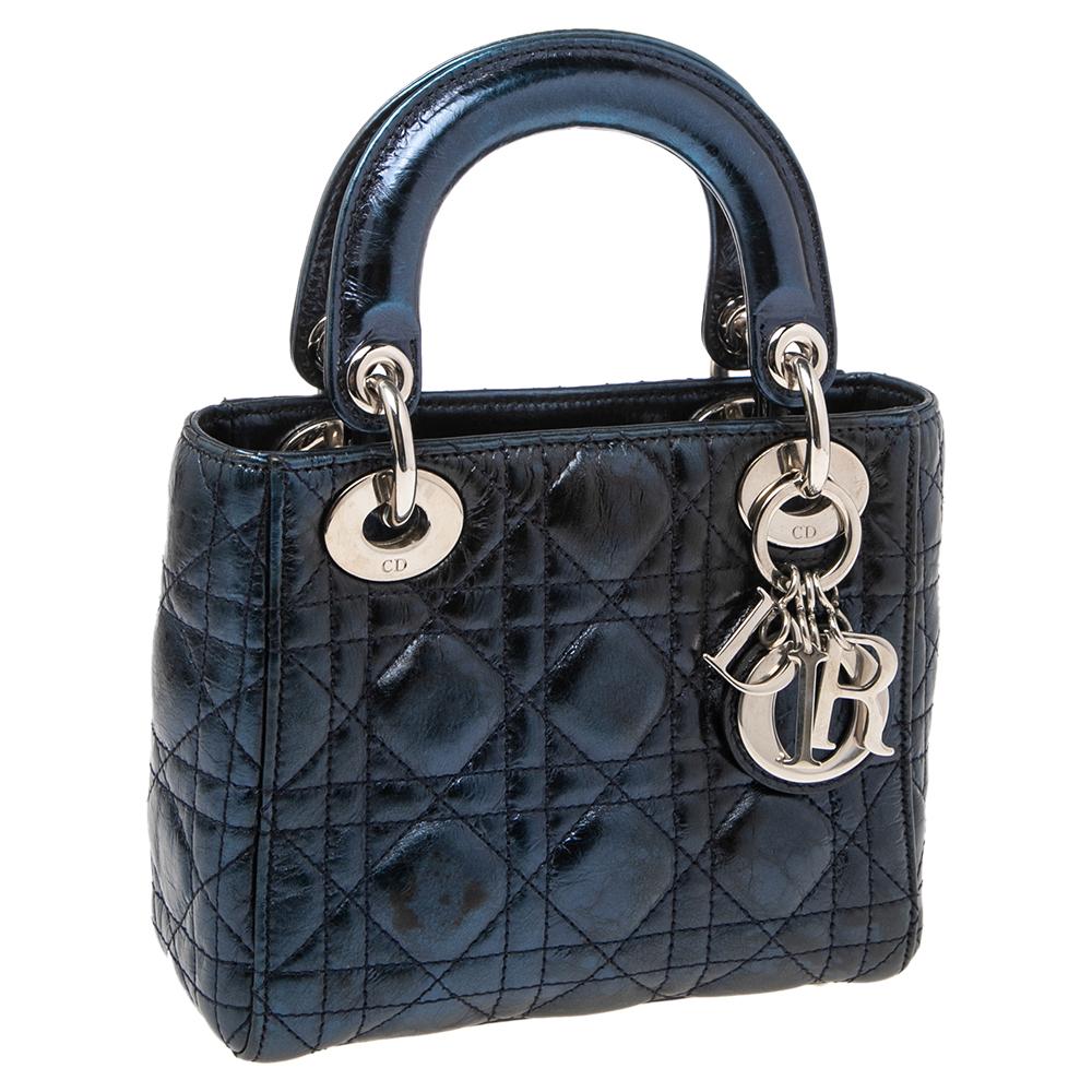 lady dior mini metallic