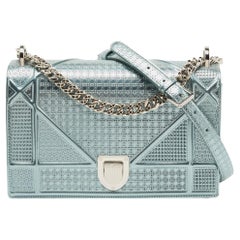 Dior Bag Diorama Silver at 1stDibs