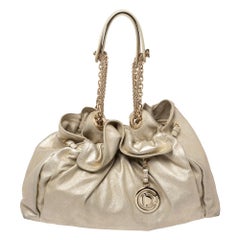 Dior Metallic Gold Leather Le Trente Hobo