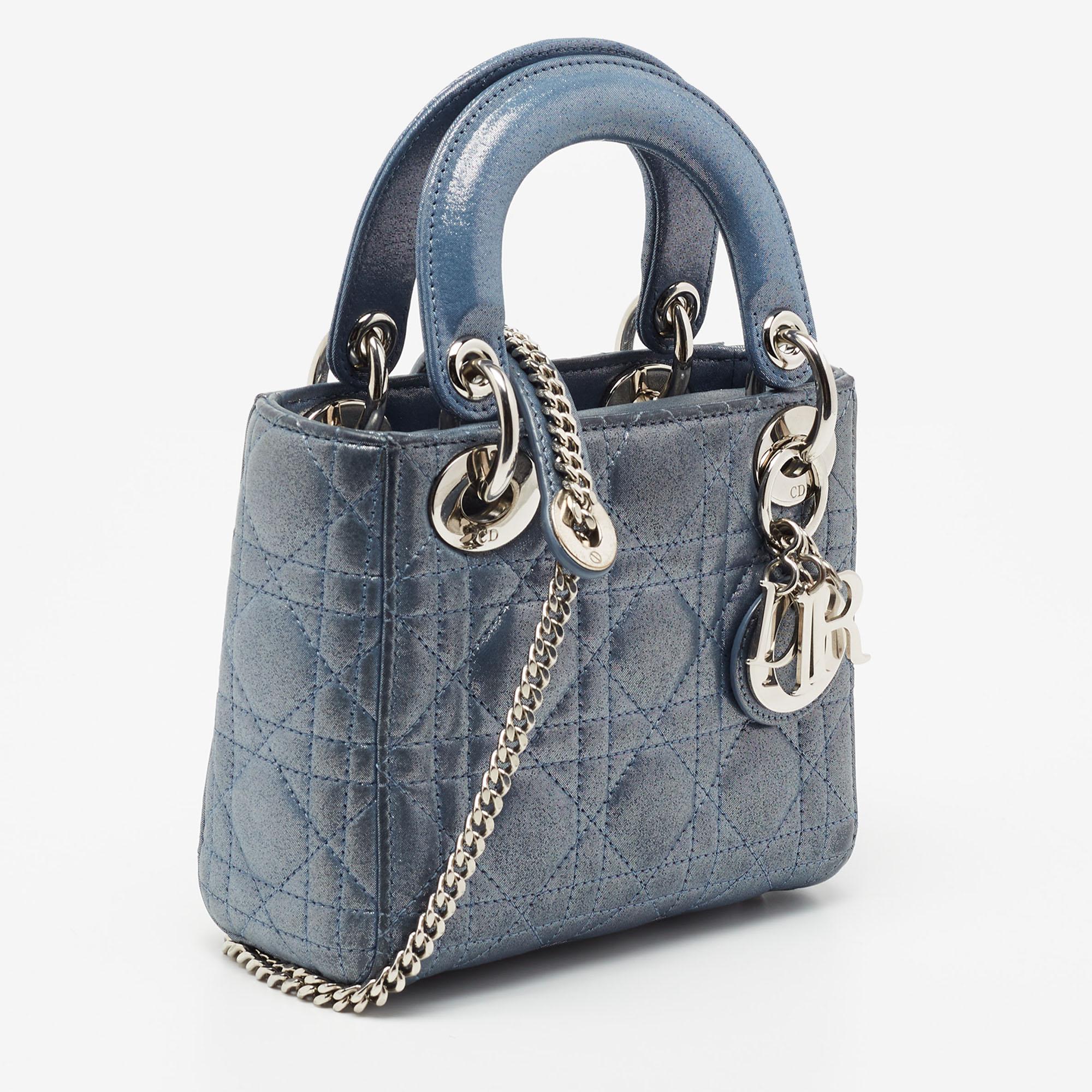 Mini lady dior used hot sale