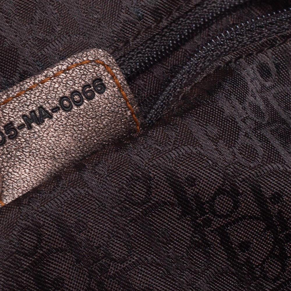 Dior Metallic Leather Large Gaucho Double Saddle Shoulder Bag 2