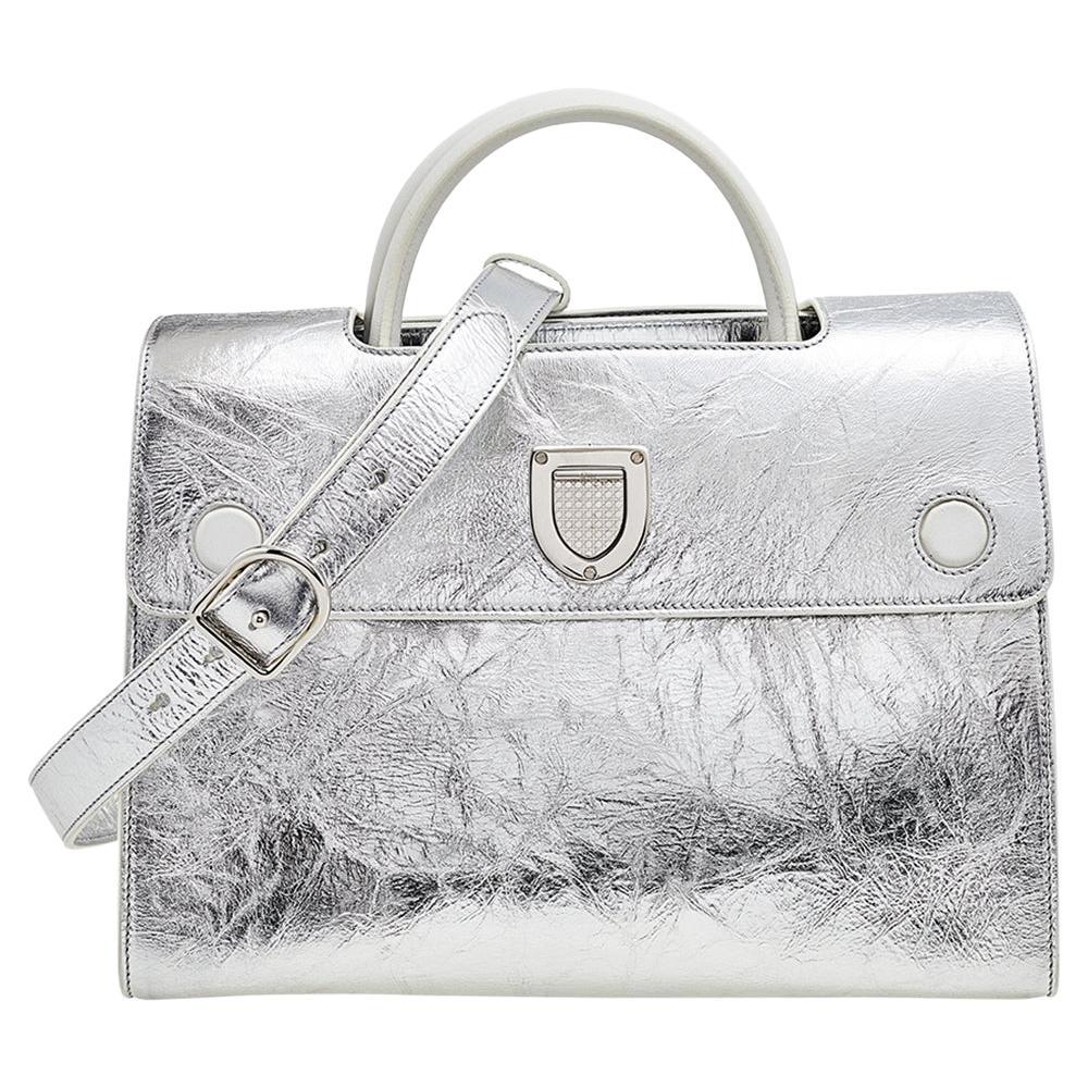 Christian Dior Silver Nano Lady Dior Baby Dior Bag at 1stDibs baby
