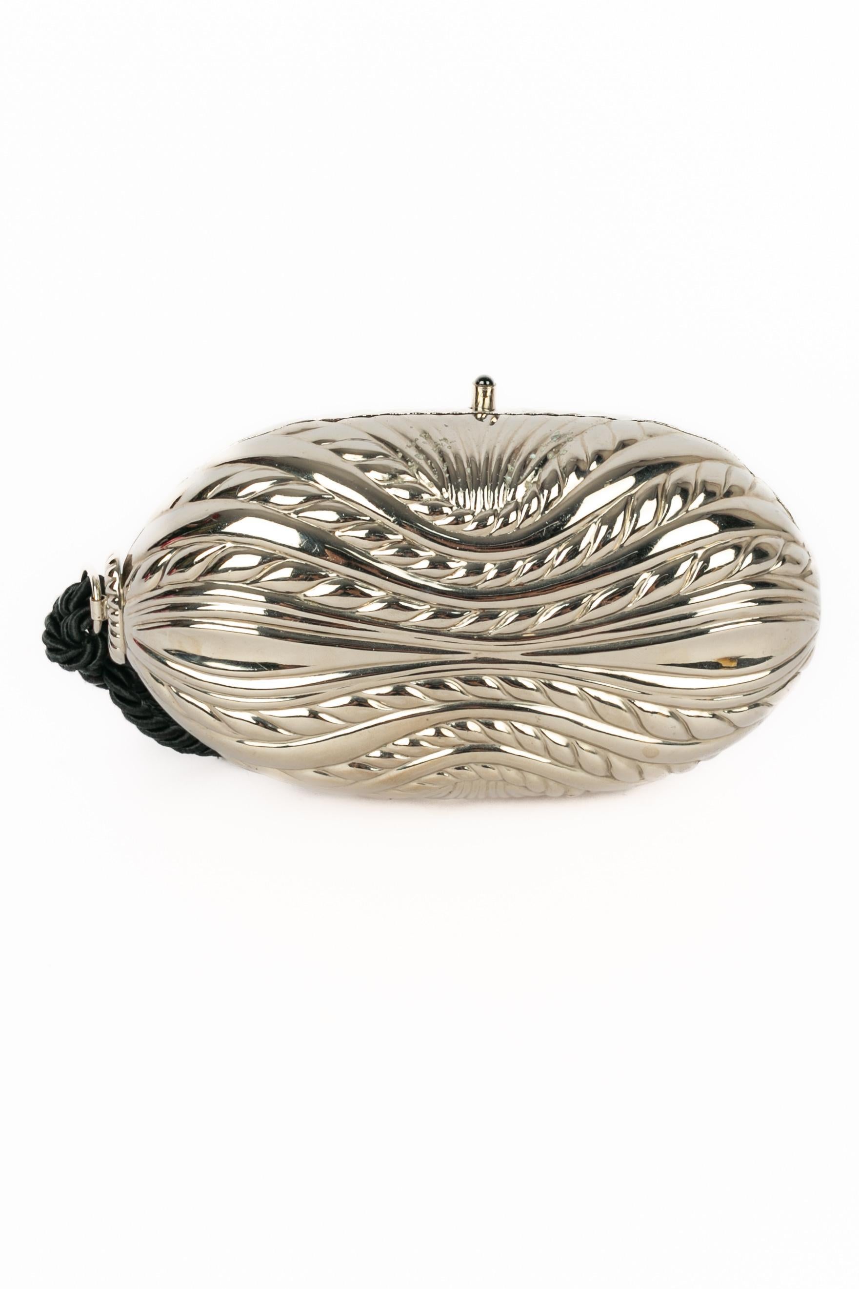 Dior minaudiere bag In Excellent Condition For Sale In SAINT-OUEN-SUR-SEINE, FR