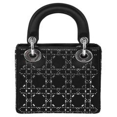DIOR MINI LADY DIOR BAG Black
