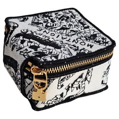 DIOR Mini square "Paris Map" makeup bag