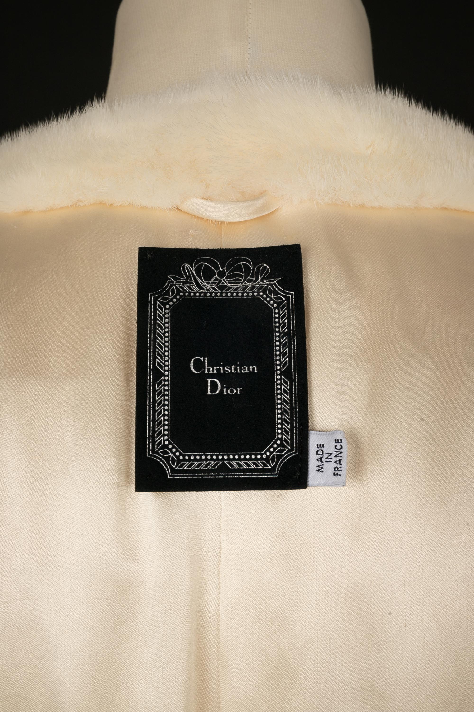 Manteau de vison Dior en vente 3