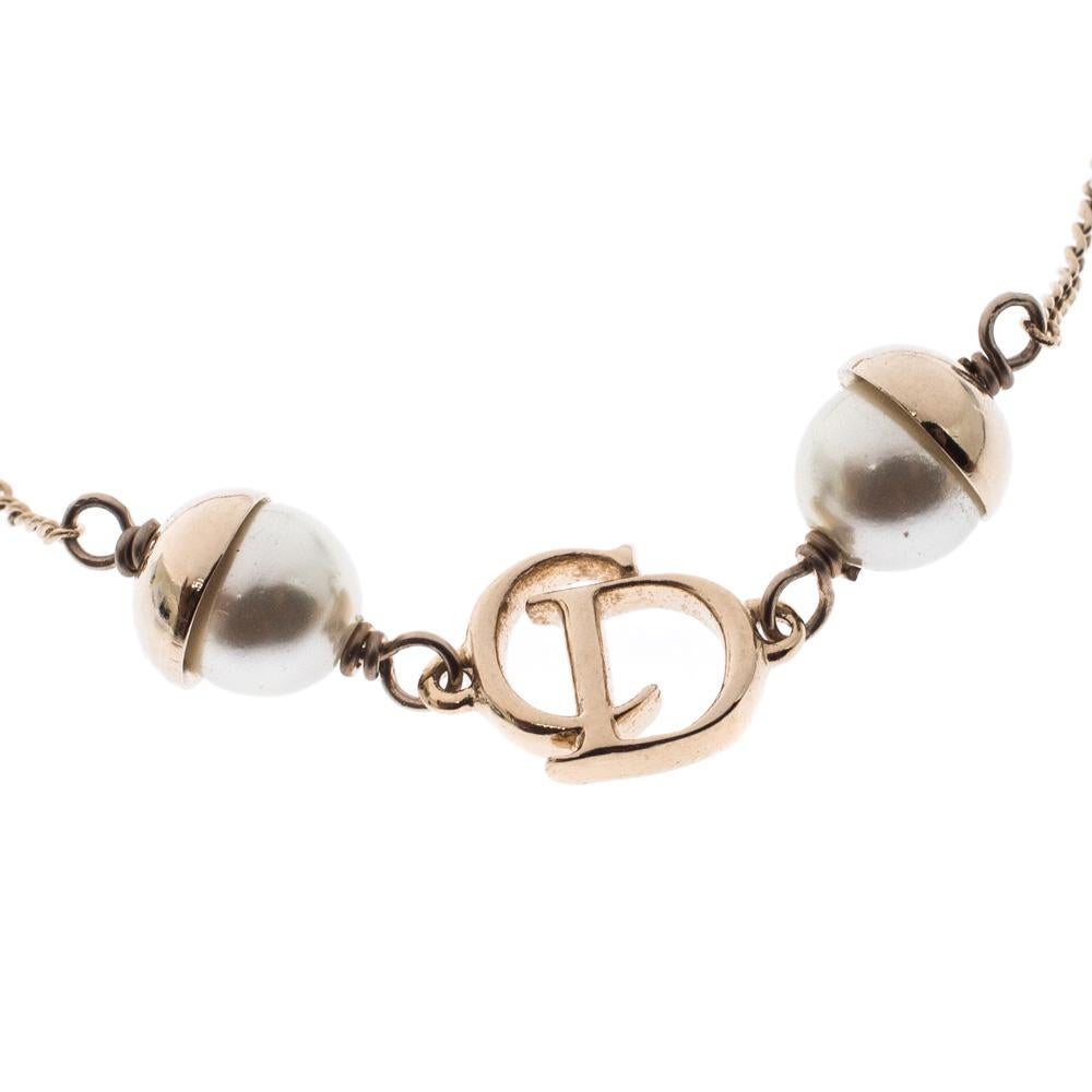 dior pearl bracelet