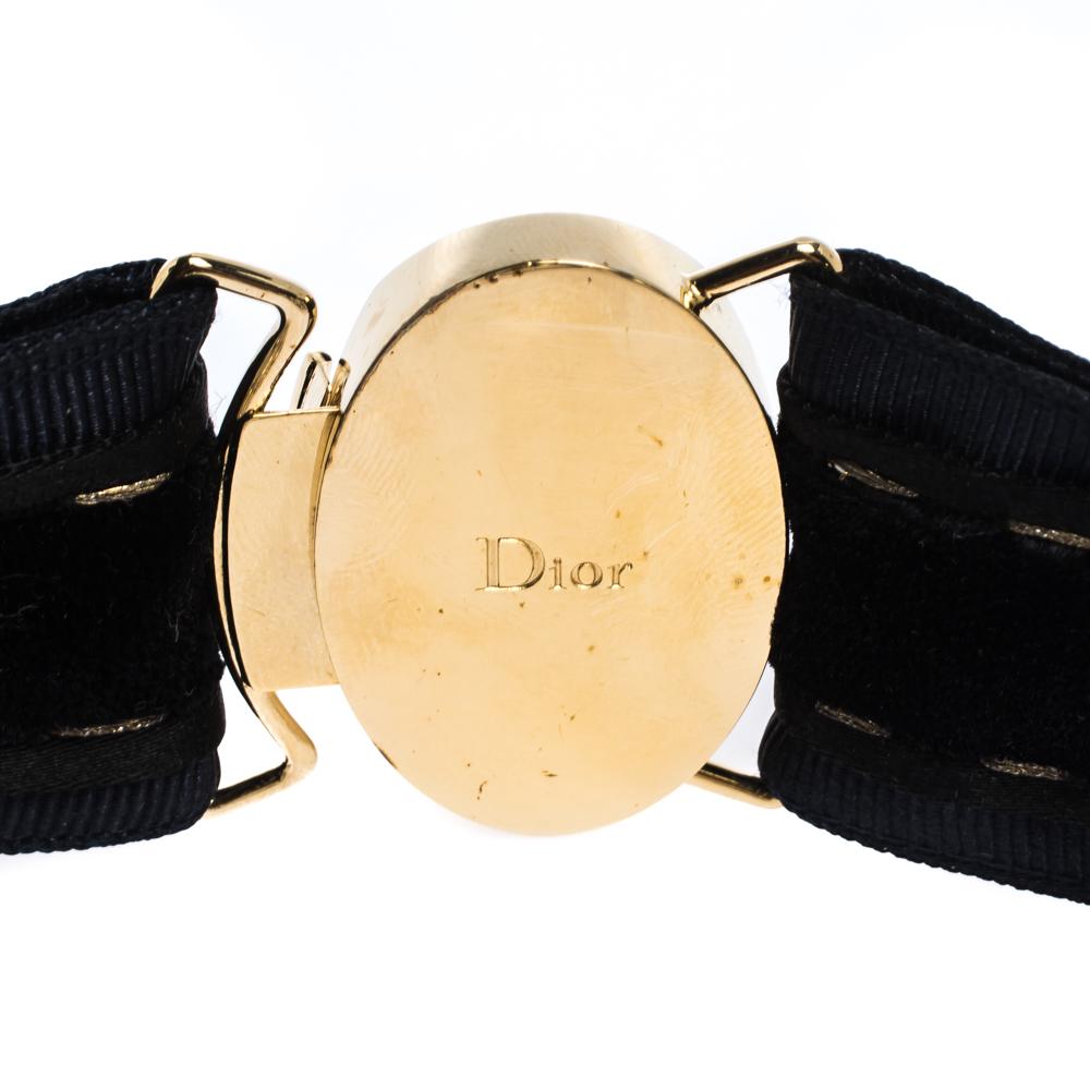 Dior Mise en Dior Faux Pearl Gold Tone Statement Necklace 1