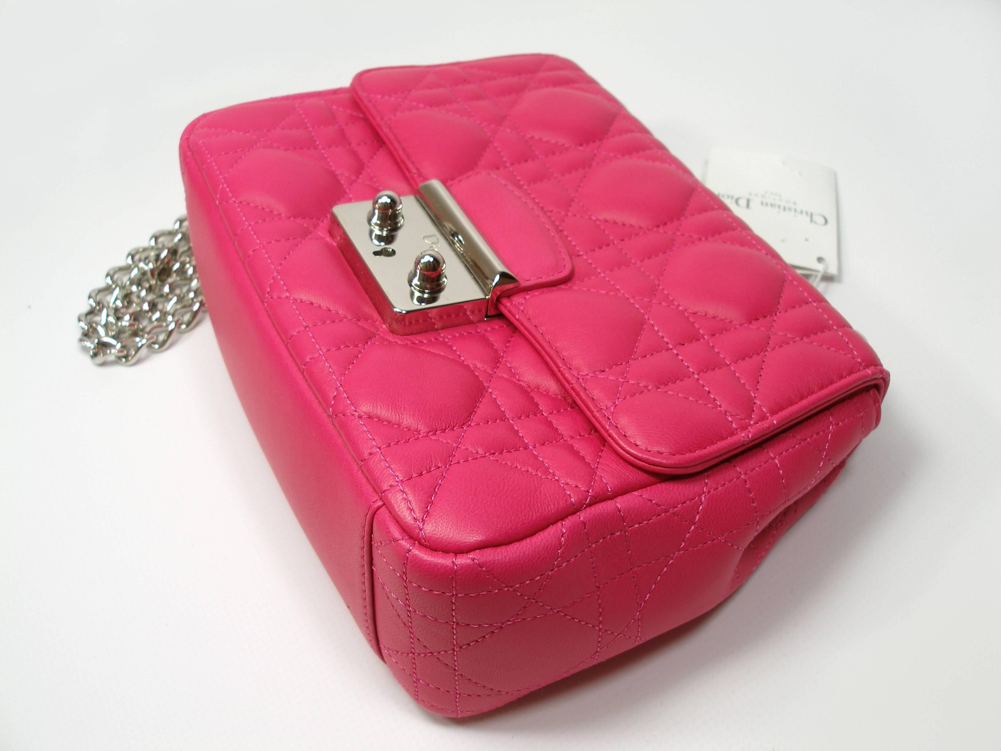 Dior Miss Dior Bag pink cannage Leather Small  Size / BRAND NEW 1