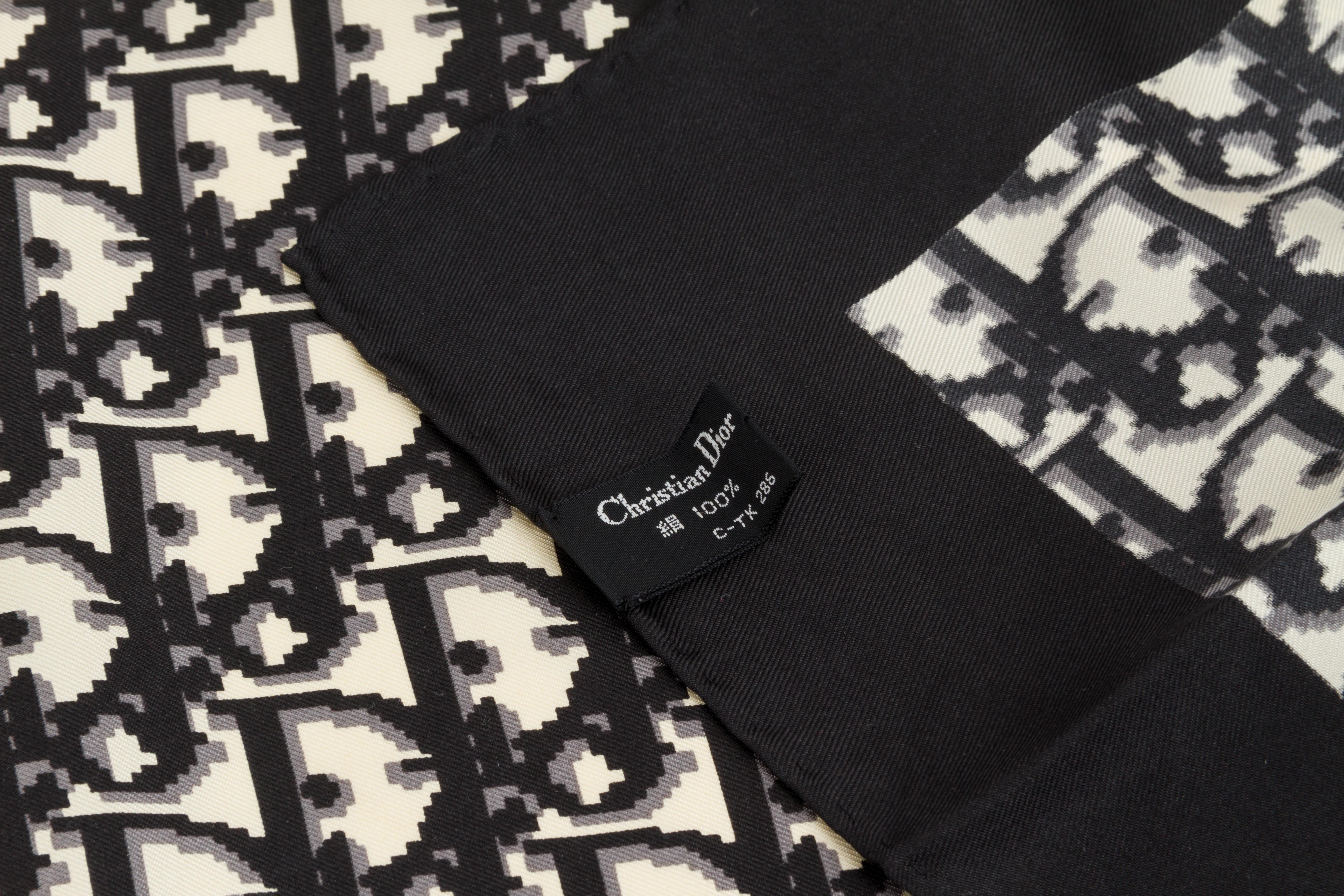 christian dior monogram scarf