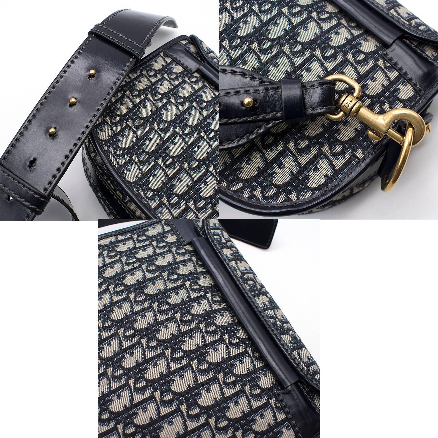  Dior Monogram Canvas and Leather Bag For Sale 2