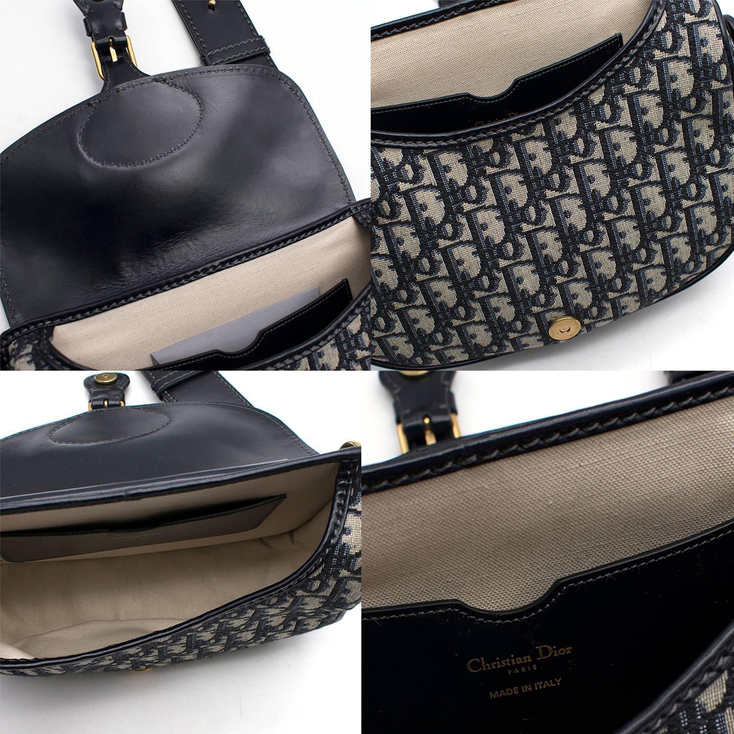  Dior Monogram Canvas and Leather Bag For Sale 4