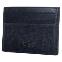 Dior, monogram canvas and leather card holder