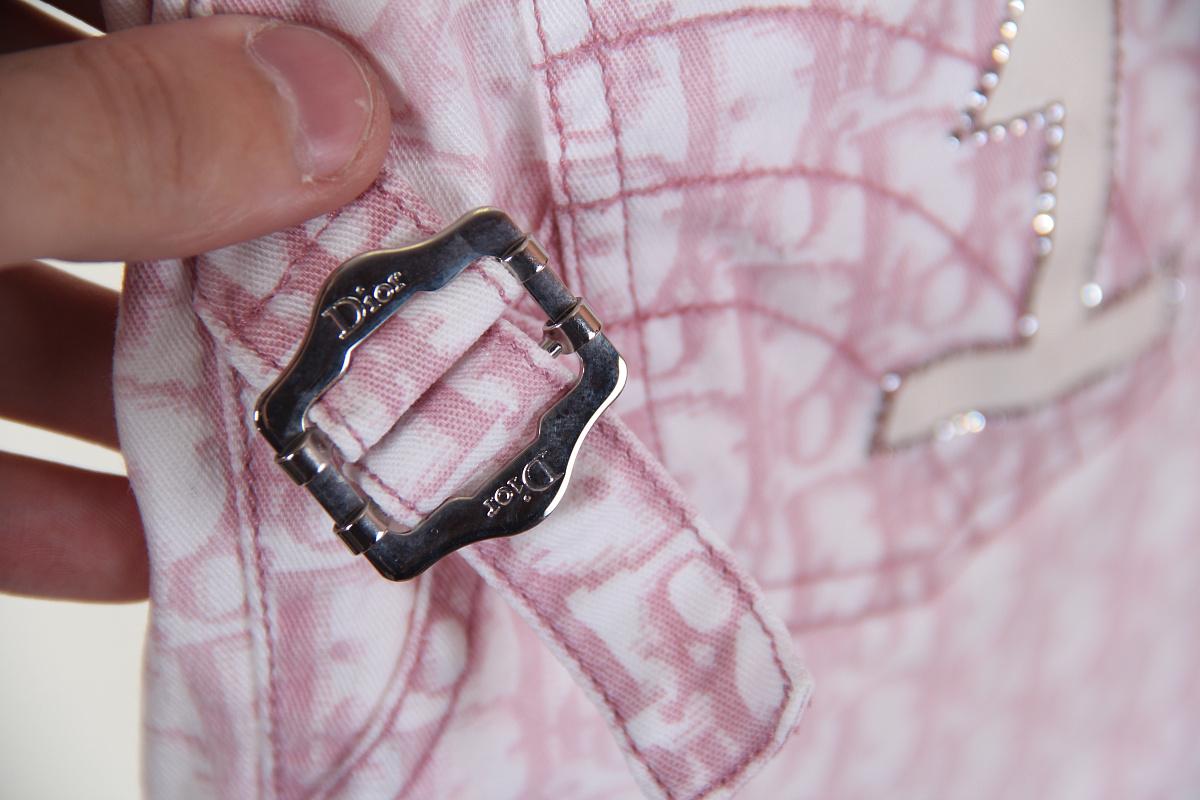 Donna Dior Monogram Galliano 2004 юбка in vendita