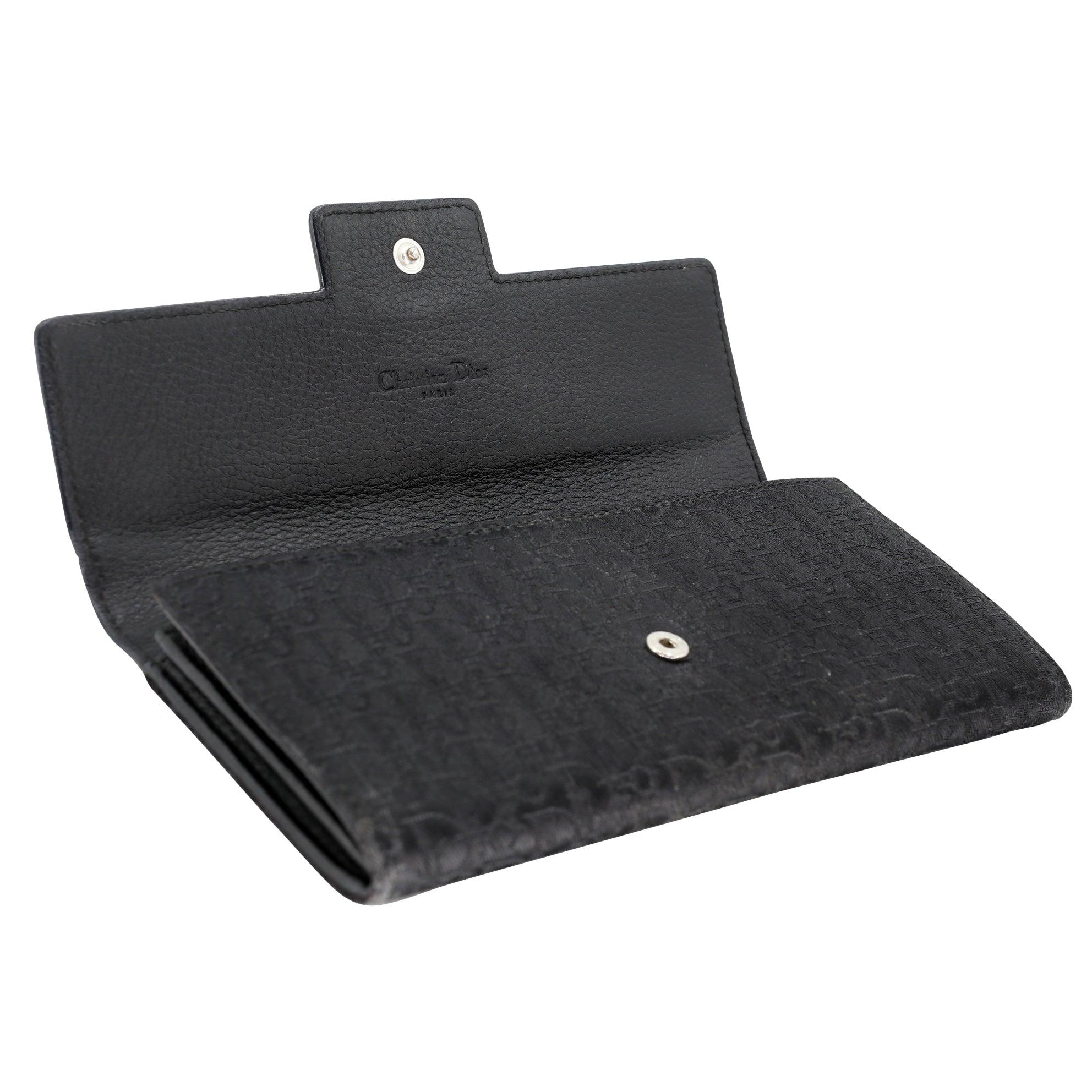 Dior Monogram Trotter Langes Segeltuch Push Clip Brieftasche CD-W1020P-A003 im Angebot 2
