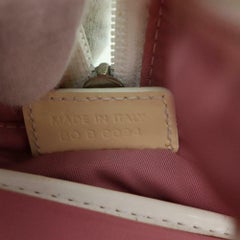 Dior Monogram Trotter Oblique Signature Boston 870444 Pink Coated Canvas Satchel