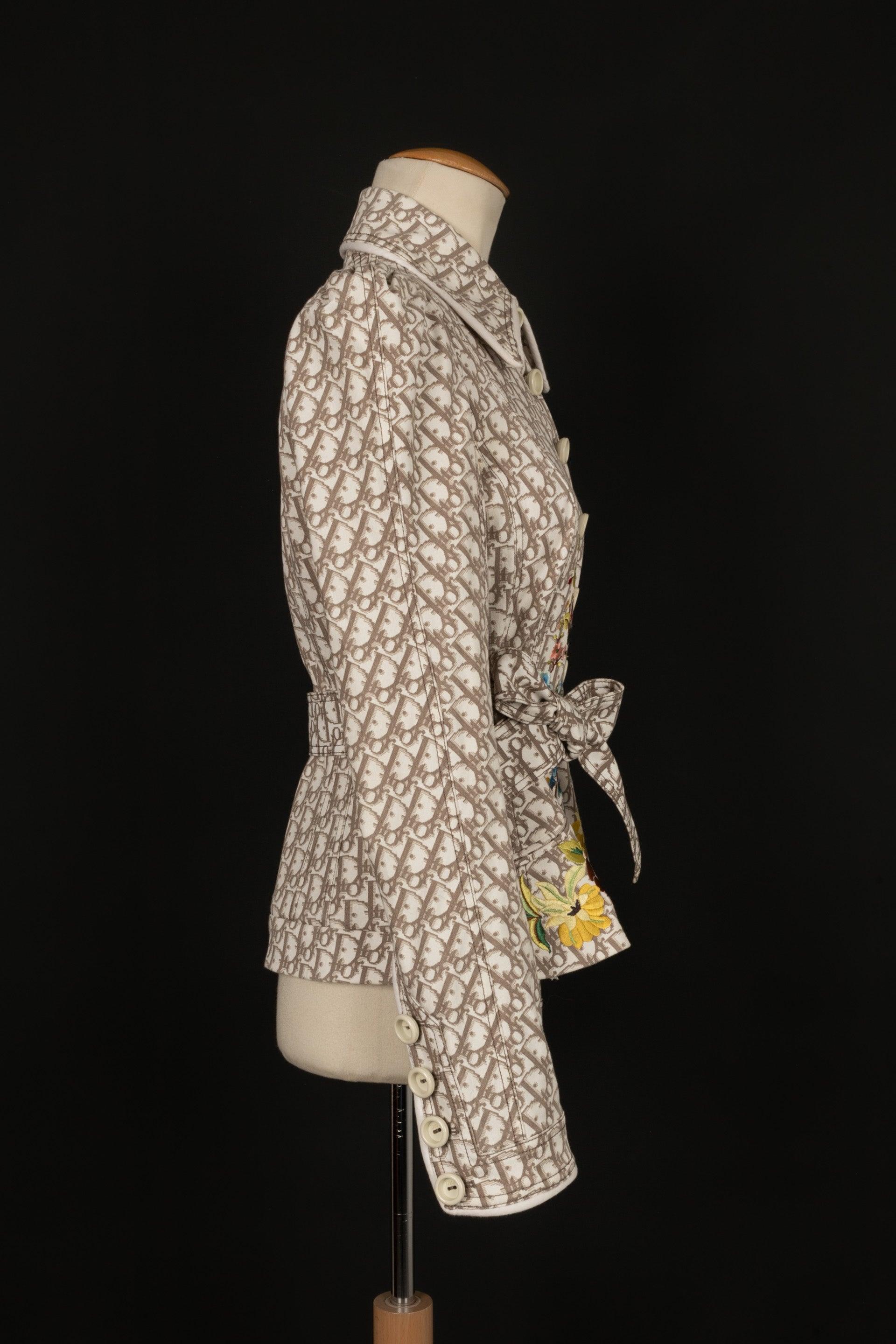 Dior Monogrammed Cotton Jacket, 2005 In Excellent Condition In SAINT-OUEN-SUR-SEINE, FR