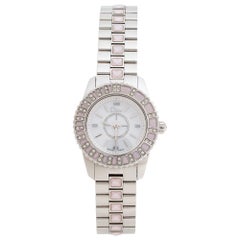 Dior Mother Of Pearl Diamond Christal CD112111M001 Women's Wristwatch 28 mm