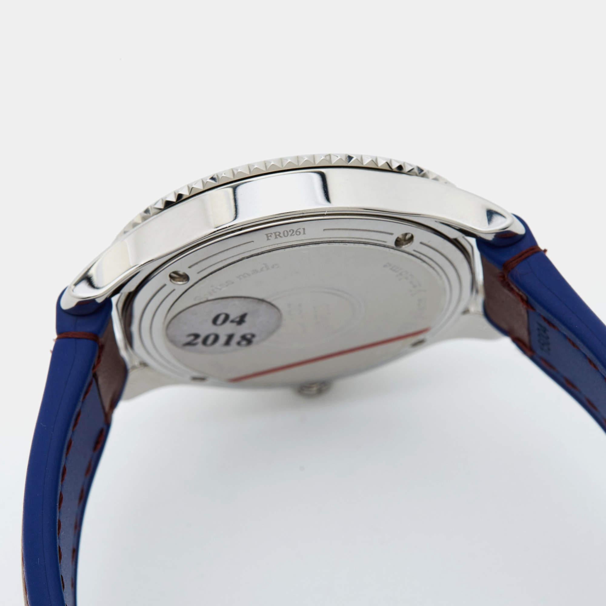 Dior Mother Of Pearl Diamond Stainless Steel Leather Women's Wristwatch 32 mm 2