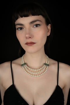 Dior multi-row necklace by Marc Bohan 1962