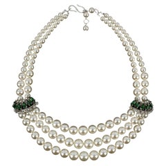 Dior multi-row necklace by Marc Bohan 1962