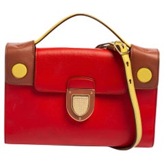 Dior Multicolor Leather Diorever Top Handle Bag