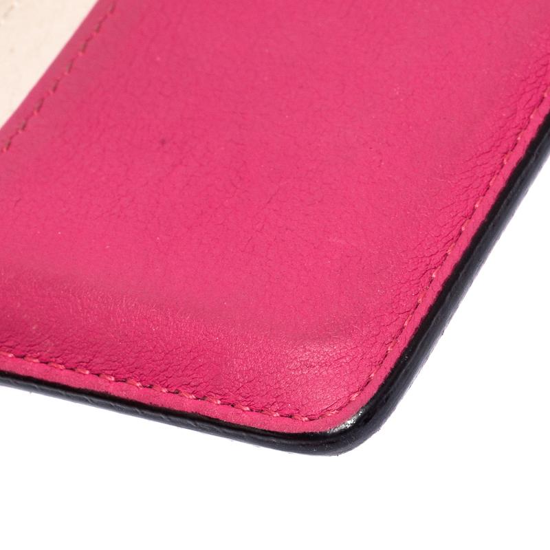Dior Multicolor Leather Lady Dior Card Holder 2