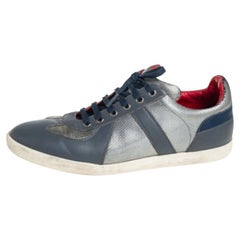 Dior Multicolor Leather Low Top Sneakers Size 40
