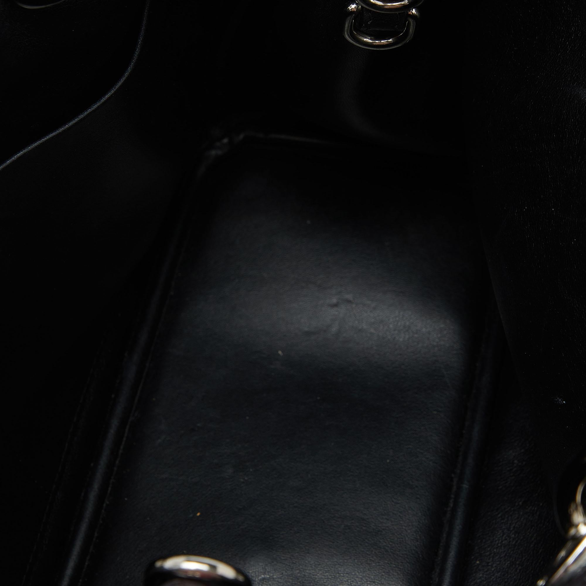 Dior Mehrfarbige Diorissimo Shopper-Tasche aus Leder im Angebot 6