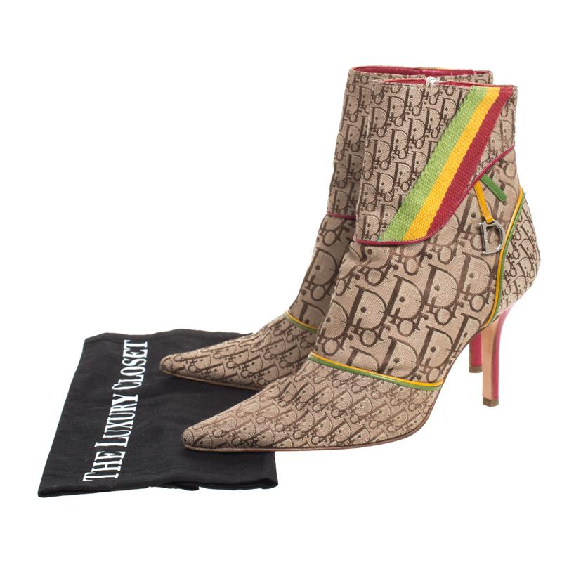 dior monogram boots