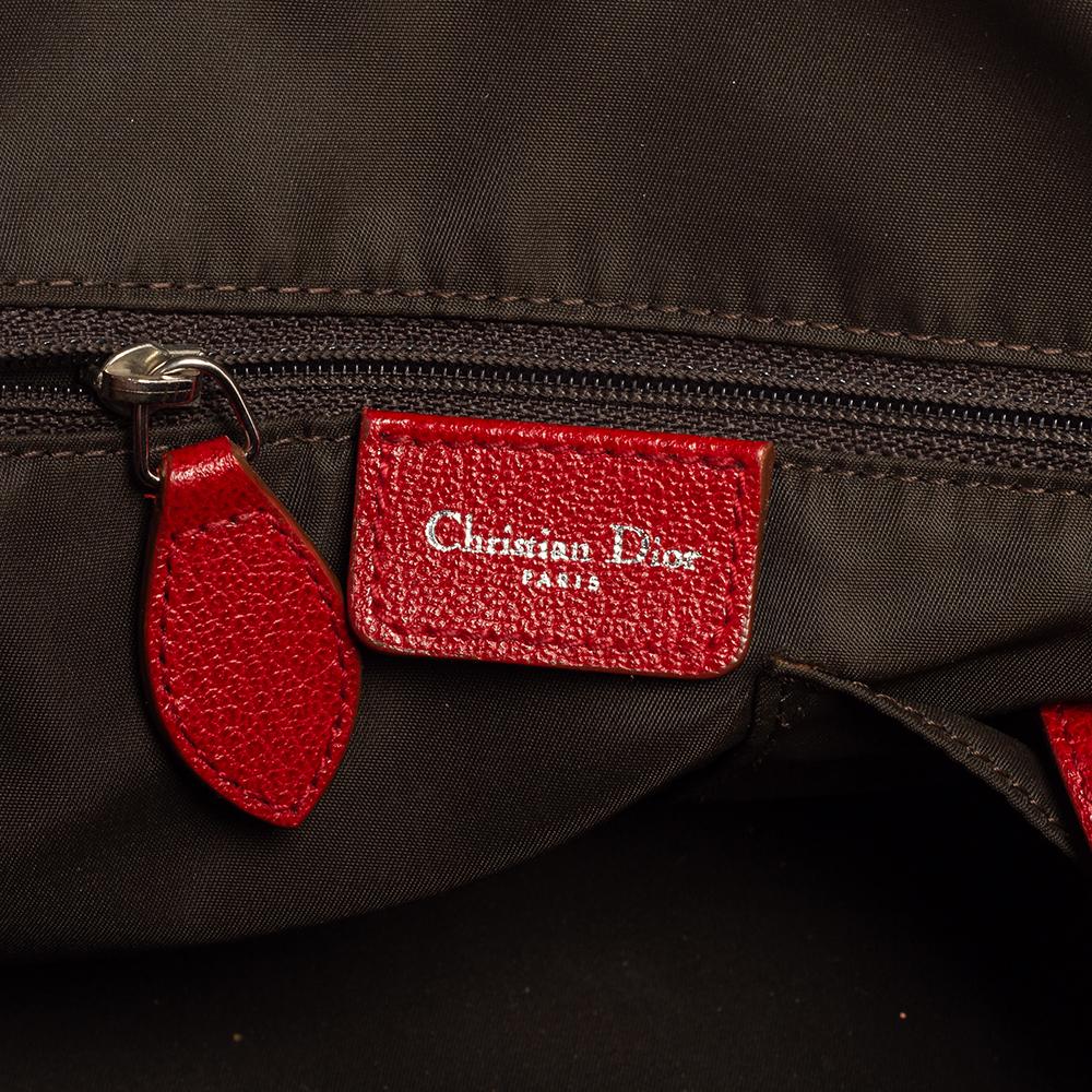 Dior Multicolor Oblique Segeltuch und Leder Rasta Boston Tasche 3