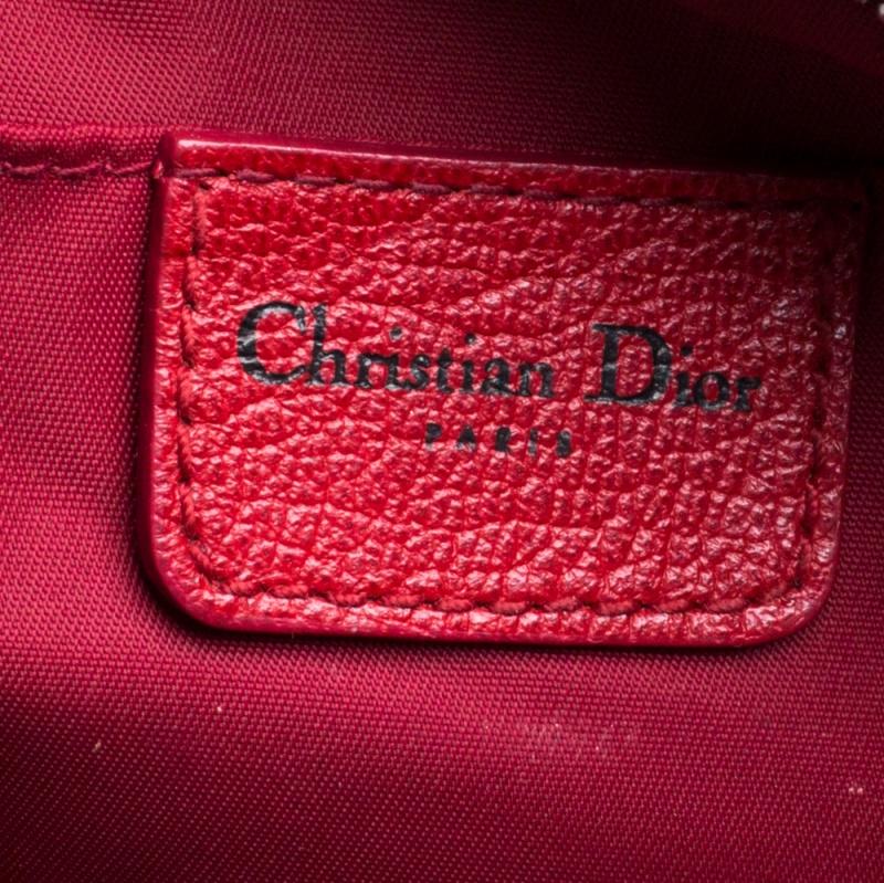 Dior Multicolor Oblique Coated Canvas and Leather Vintage Rasta 1 Pochette Bag 3