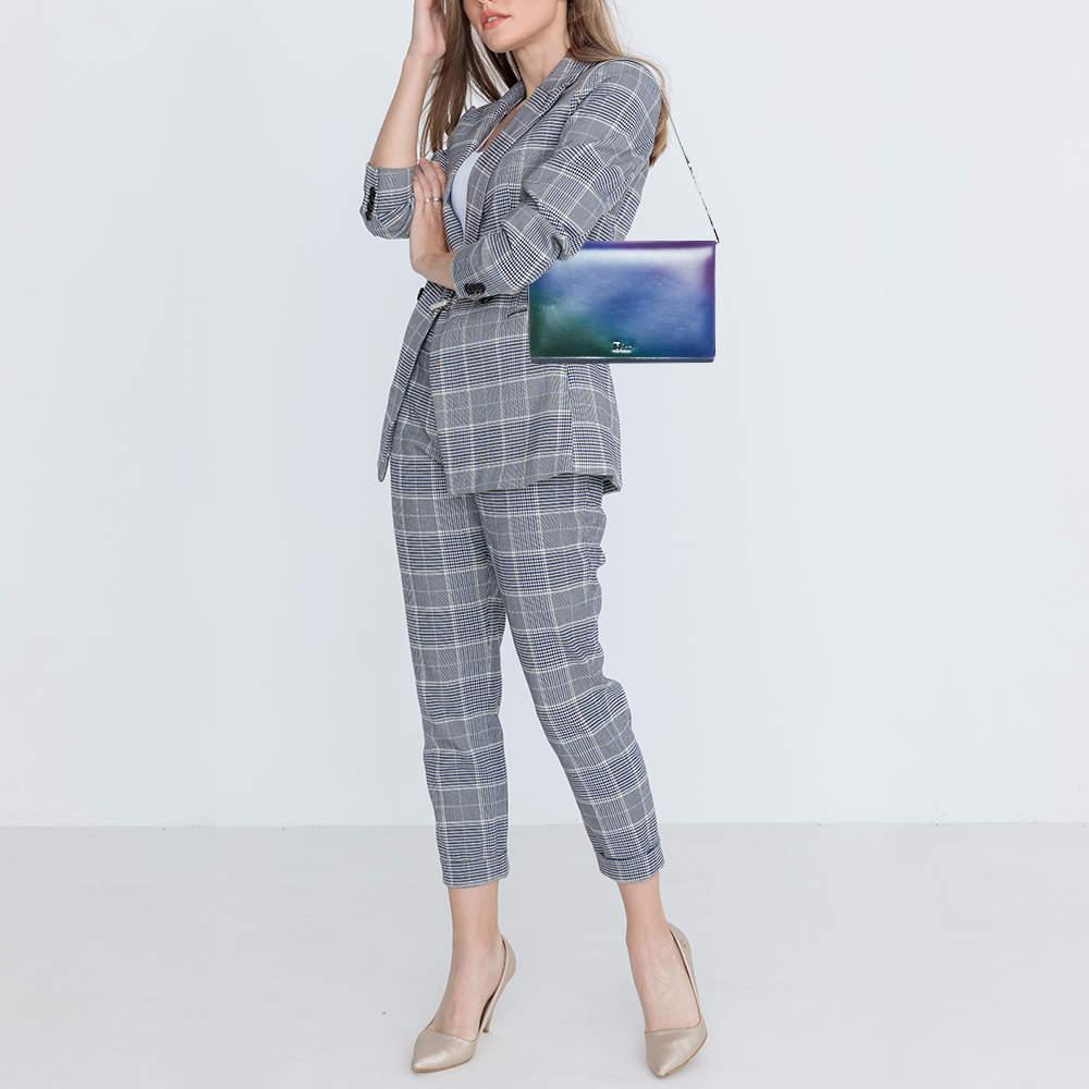 Dior Multicolor Ombre Leather Flap Bag 5