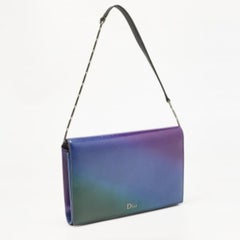 Dior Multicolor Ombre Leather Flap Bag